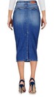 Denim Midi Skirt - Nyc True Size 27  jeans  Made In Italy - Classic Blue