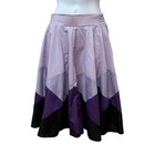 Vintage Square Dance Costume Purple Circle Skirt   Apron Scarf Rockabilly Size S