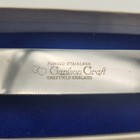 Wedding Cake Knife Pearl Handle Sheffield England Stainless Steel Carlson Craft