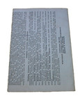 Vintage 1950-51 Wisconsin Fishing Regulations Fold-out Booklet pamphlet Original