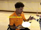 Lando Norris Signed Model Car Mclaren F1  2022   Proof Rare