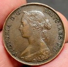 1861 Nova Scotia Canada One Cent - Small Rosebud Ef-40 Km    8