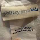 Pottery Barn Baby Kids Ruffle Crib Skirt Triple 28   x52   x18  Drop White Cotton