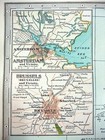 Netherlands   Belgium - Original 1902 Map By The Century Co  Holland Antique