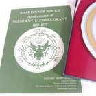 Ulysses Grant White House Dinner Plate Replica Limited Ed  Danbury Mint Haviland