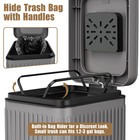 Dog Poop Trash Can For Outside   Indoor  5l 1 3gal Small Pet Waste Bin With Odor
