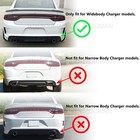 20-23 Charger Rear Diffuser For Dodge Widebody Srt Hellcat scat Pack Gloss Black