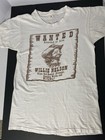 Rare willie Nelson  wanted  T-shirt  1976 Tour Shirt Small