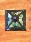 Defective Antique 19001920s Slag Glass Lamp Shade W134 Inch H104 Inch G3d
