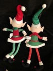 New Christmas Pixie Elf 15  Decorative Wireframe Doll Set Of Two