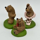 Russ Critter Factory Kathleen Kelly Bear Figurines Vintage 90   s Lot Of 3 Bears