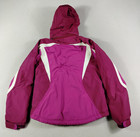 L l bean Ski Jacket Womens Small Pink Magenta Hooded Insulated Outdoor Parka