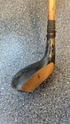 Antique vintage Wilson    concave Face    Wood Head Putter - Brass Sole Plate