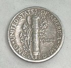  1943-d Mercury Dime  vf  90  Silver   free Shipping  