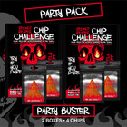 4x Chip Challenge - Worlds Hottest Chilli Chip         -  party Pack  Classic