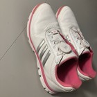 Adidas Adistar Lite Boa Self Lace Golf Shoes Women s Size 7  Pink White Q44971