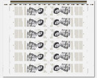 Queen Elizabeth Ii - 65th Anniversary Of The Coronation Uncut Sheet  120 Stamps 