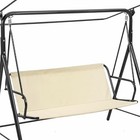 Porch Patio Swing Seat Cover 58 2 X 19 7 X 19 7 Inches Beige