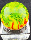 Steve Willis 2006 Handmade Lampwork Art Glass Marble 1 15  Near Mint Signed W6