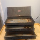 Vintage Craftsman 23  Tool Chest 2 Drawer Flip Front Top Box Heritage 40 50 s