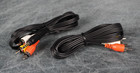 Oem Set Of 2 Canon Stv-250n Composite Video 3 5mm Rca Cable For Canon Camcorders