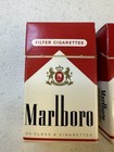 Lot 3 Different Vintage Marlboro Cigarette Pack Matchboxes Matches Advertising