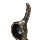 Dog Tail Door Stop Decorative Cast Iron Stopper Wedge Antique Brass Animal