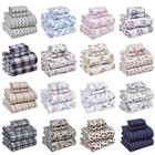 4 Piece 100  Cotton Sheet Set Deep Pocket 200 Thread Count Cozy Soft Bed Sheets