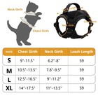 Cat Dog Pet Harness With Leash Adjustable Control Soft Mesh Reflective S M L Xl
