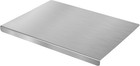 Professional Stainless Steel Cutting Board With Silicone Mat And Counter Lip 15 