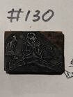 Printing Letterpress Antique Printer Type Block Decorative Print Cut  130