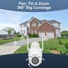 Anran 5mp Ip Security Camera System Cctv 360  ptz Wifi Wireless 12  Monitor 2tb