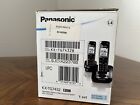 Panasonic Kx-tg7432b 2 Handset Cordless Telephone Answering System Dect 6 0