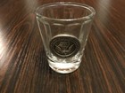 U s  Navy Design Collectible Shot Glass - Extra Thick  Pewter Navy Crest