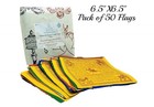 Wind Horse Tibetan Prayer Flags Banner Outdoor Nature Wood Block Print Handmade