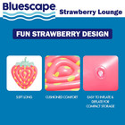 Inflatable Strawberry Pool Float Giant Fruit Water Lounge Mattress Mat 5 5ft