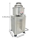 Stainless Steel Electric Meat Puree Making Machine 220v Meatball Beating Machine