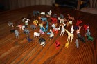 Vintage Lot Of 55 Mpc And Other Farm  Zoo    Wild Animals - Marx  Timmee