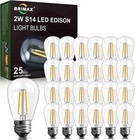 2w Led Bulb S14 E26 Replacement Shatterproof Edison Light Bulbs 20w Equivalent