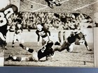 Vintage Football Action Photo     Original 14x17 B w Press-style Montage C 1950s