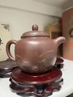 Yixing Handmade Zisha Teapot 300cc     Su Bingnan Signed   Marbled Purple Clay Pot