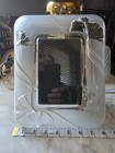Mikasa Frosted Floral  Glass Picture Frame 
