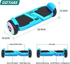 Gotrax Mars Self Balance 6 5  Led Hoverboard   Speaker  5 Miles Ul2272 Certified