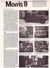3 Lot Morris 8 Cars  Multiple-page Magazine Articles - All Uk Issue