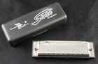 Hohner Blueband Harmonica W  Black Swan Plastic Case