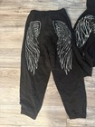 Victoria   s Secret Pink Angel Wings Matching Jogging Set Sz M Limited Edition Vhf