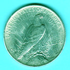 Silver 1924 P Peace Silver Dollar Ungraded - Beautiful Coin