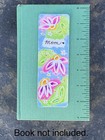 Enchanted Watercolor Flower Bookmark For Books  Handmade Mother   s Day Gift  2x6   
