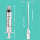 5ml cc Luer Lock Injection Syringe With Needle For Scientific 5ml 5 Packs 