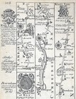 1720 Ogilby Bowen Map Cambridge Bishoprick Ely Kings Lyn Cambridgeshire England